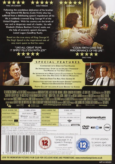 The King's Speech [2011] (DVD)