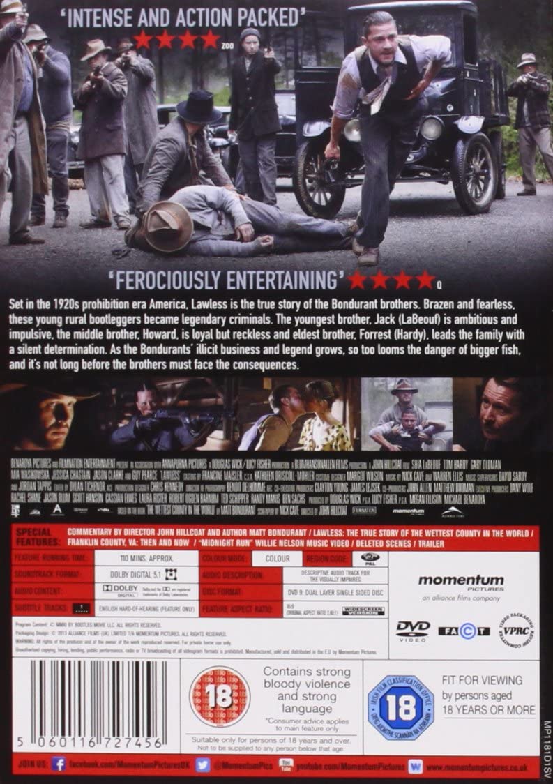 Lawless [2012] (DVD)