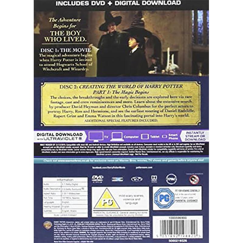 Harry Potter and the Sorcerer's Stone™ DVD (2-Disc Special Edition) (DVD)