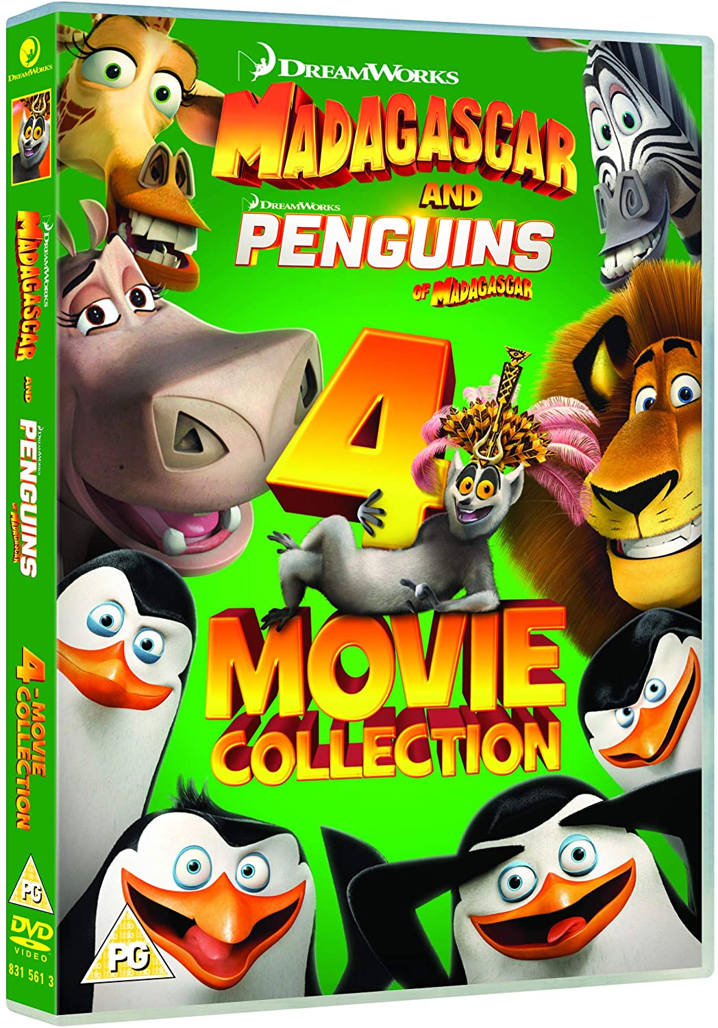 Madagascar And Penguins of Madagascar: The 4-Movie Collection (Dreamworks) (DVD)