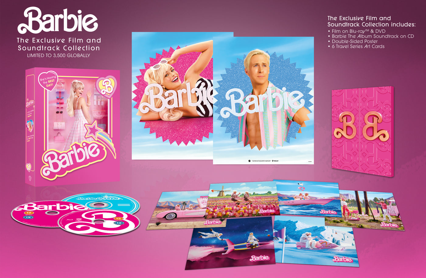 Barbie gift, barbie exclusive gift, barbie album, barbie movie, barbie Christmas gift