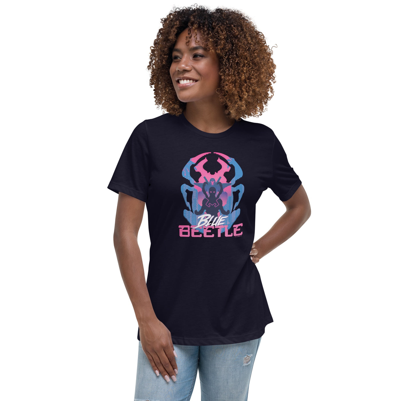 Blue Beetle Silhouette Women's T-Shirt