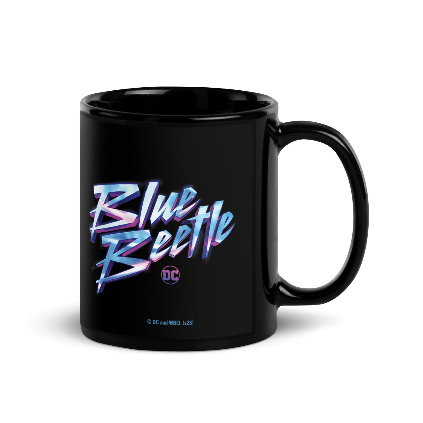 Blue Beetle Cityscape Mug