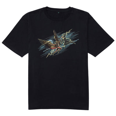 DC - Black Adam & Hawk Man Graphic T-Shirt
