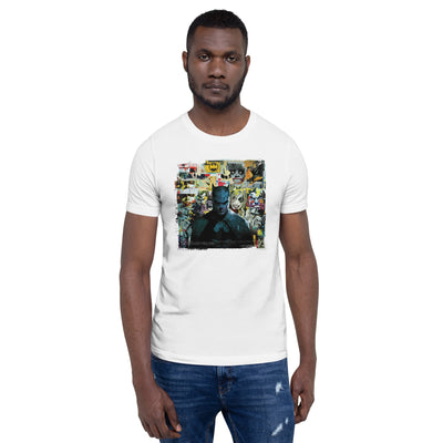 Batman Torn Collage Adult T-Shirt