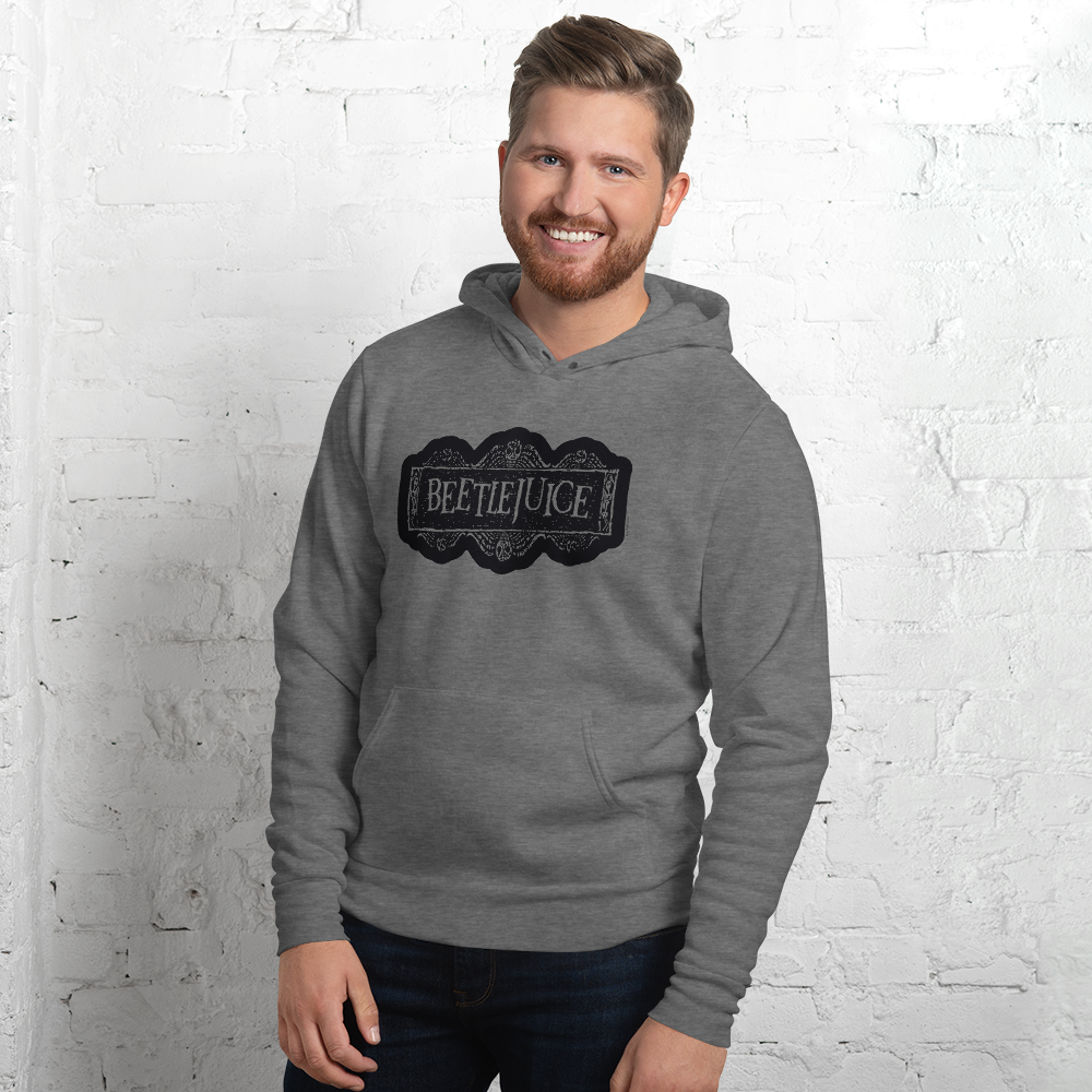 Beetlejuice Logo Adult Fleece Hooded Sweatshirt