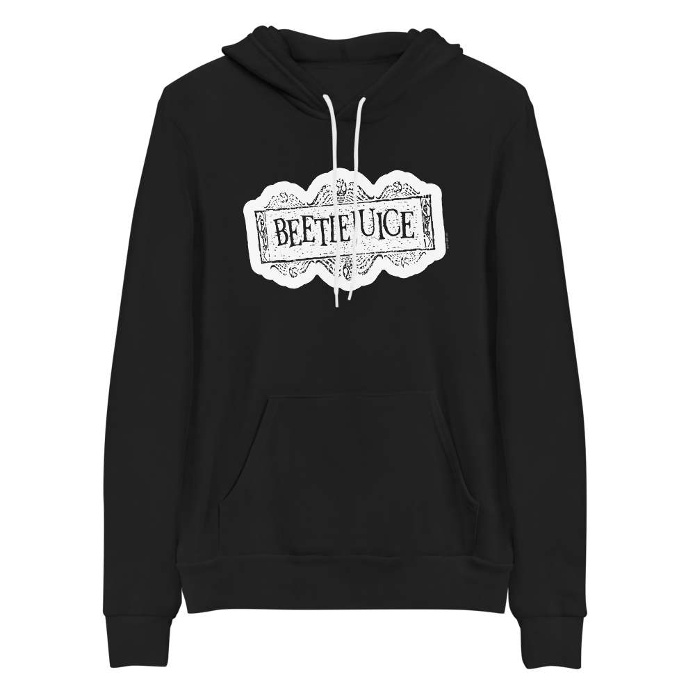 Beetlejuice Logo Adult Fleece Hooded Sweatshirt