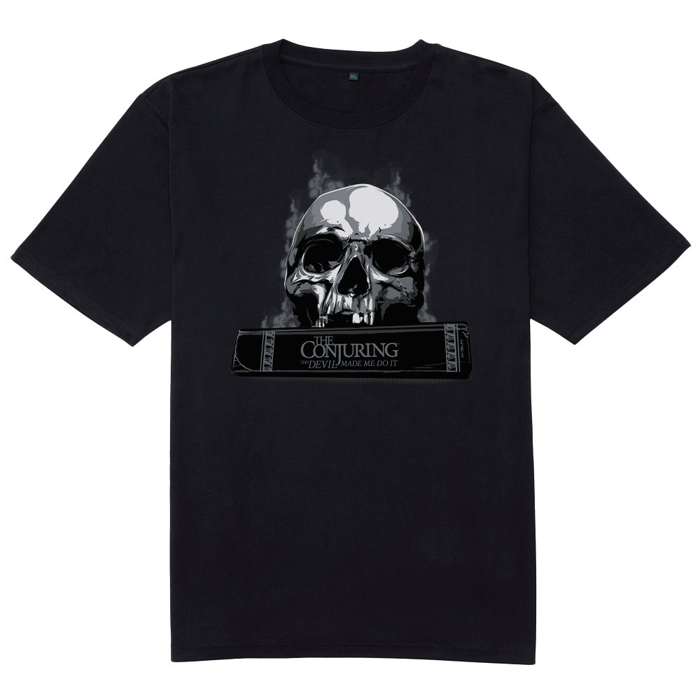 Conjuring Skull on Book Adult Tee  Men's Short Sleeve T-Shirt