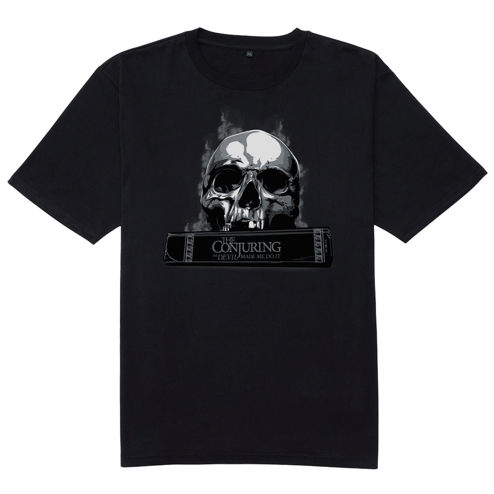 Conjuring Skull on Book Adult Tee  Men's Short Sleeve T-Shirt