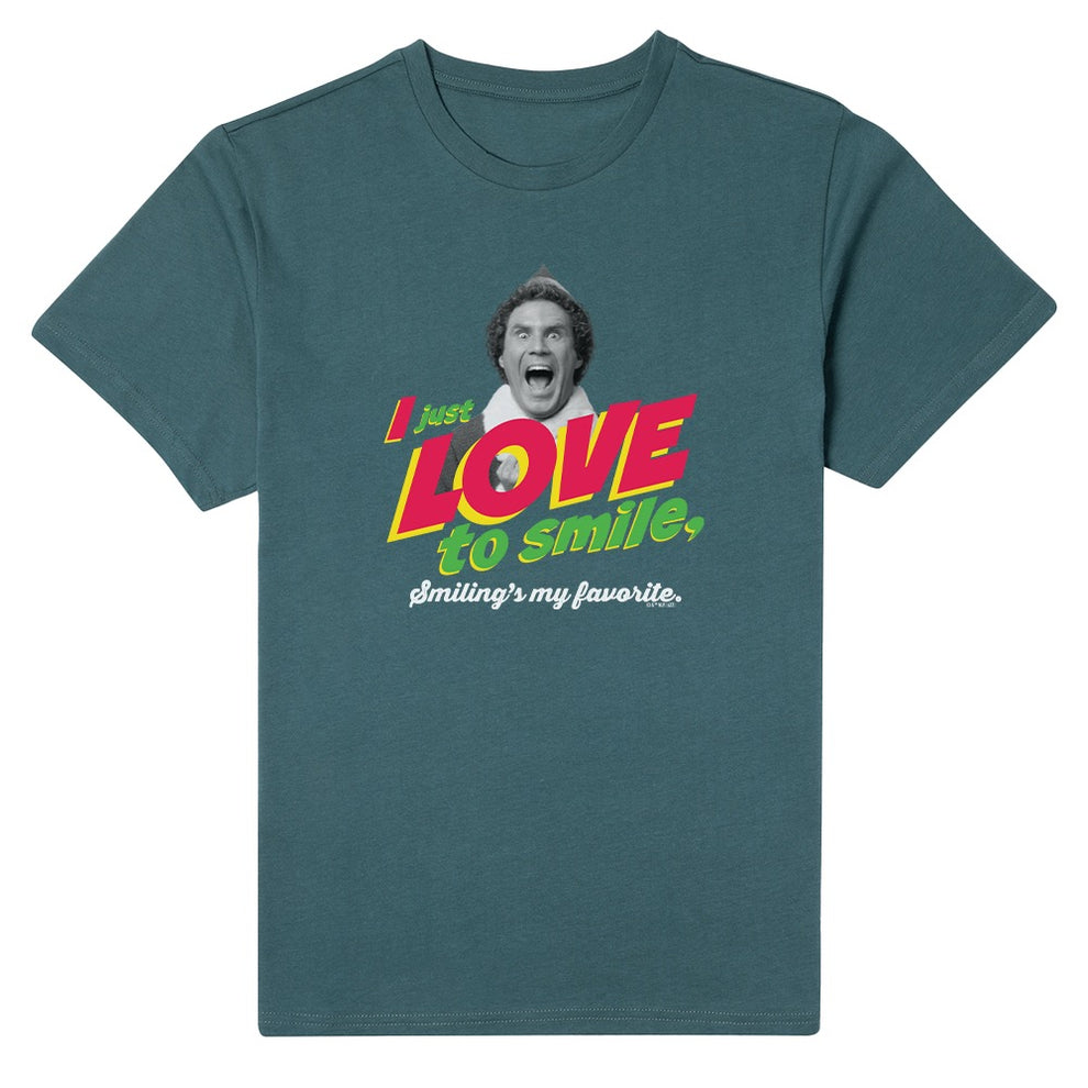 Elf Smilings My Favorite Men's Short Sleeve T-Shirt