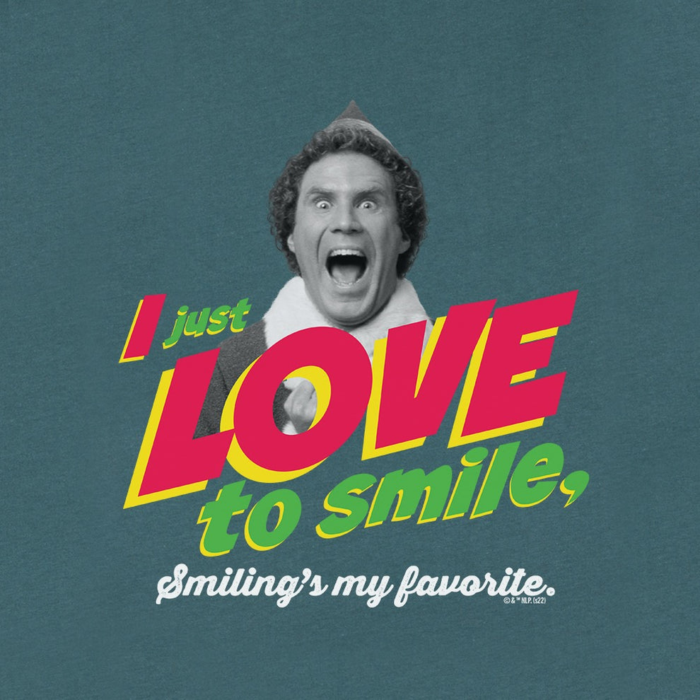 Elf Smilings My Favorite Men's Short Sleeve T-Shirt