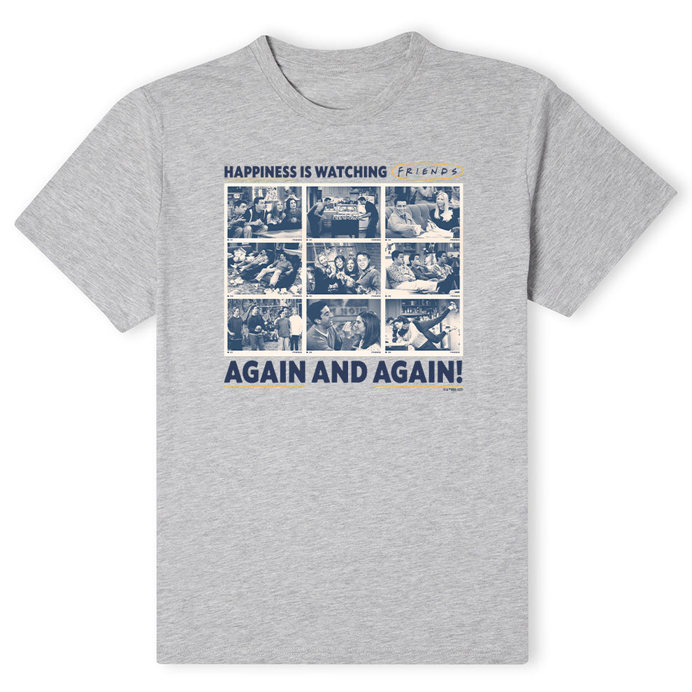 Friends Happiness is Watching Friends Again and Again Men's Short Sleeve T-Shirt
