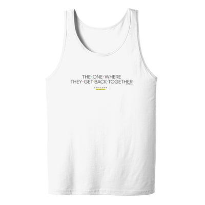 Friends Reunion The One Where Adult Tank Top
