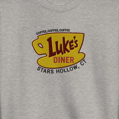 Gilmore Girls Luke's Diner Embroidered Crewneck Sweatshirt