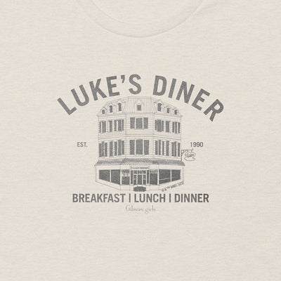 Gilmore Girls Luke's Diner Location Adult T-Shirt