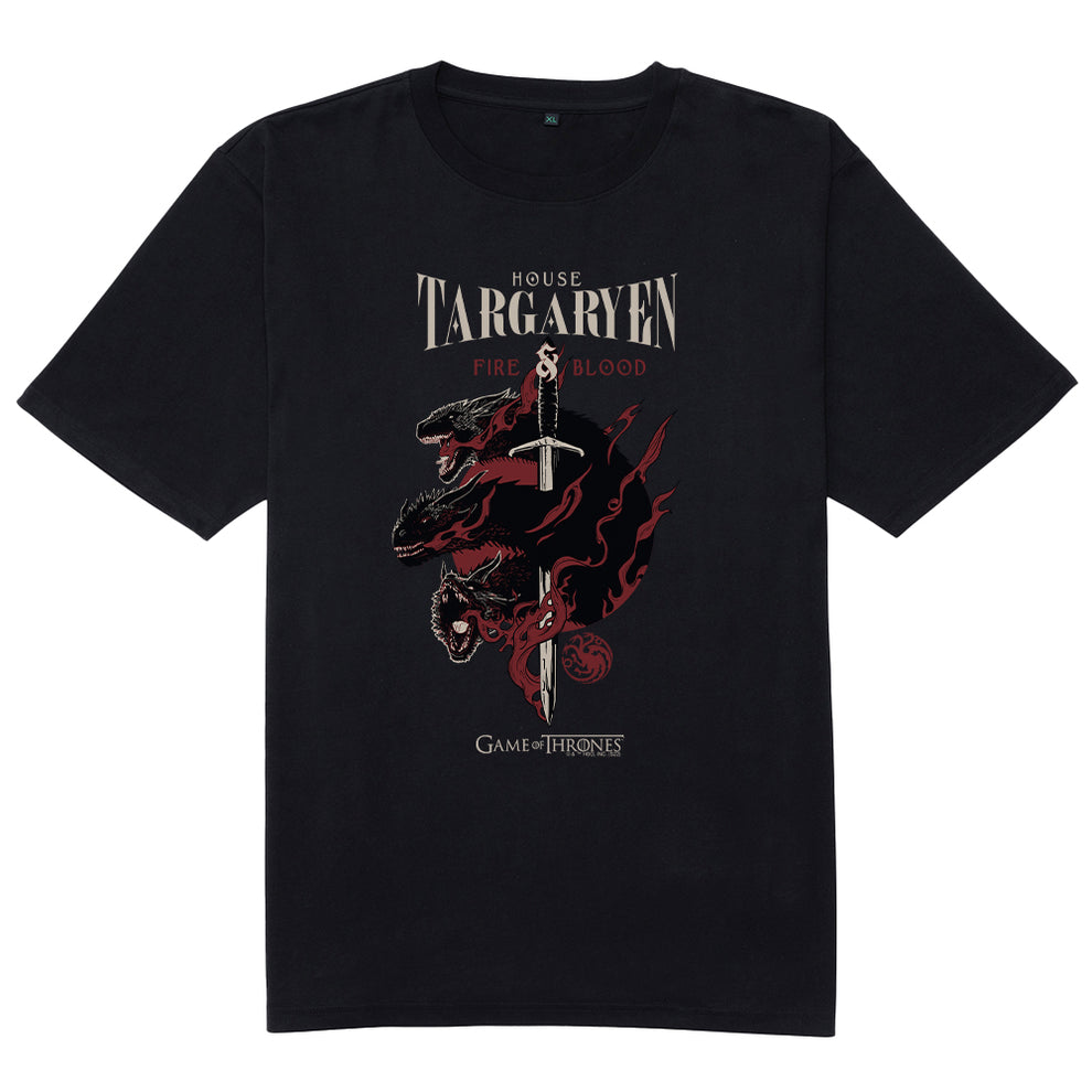 Game of Thrones House Targaryen Adult Short Sleeve T-Shirt