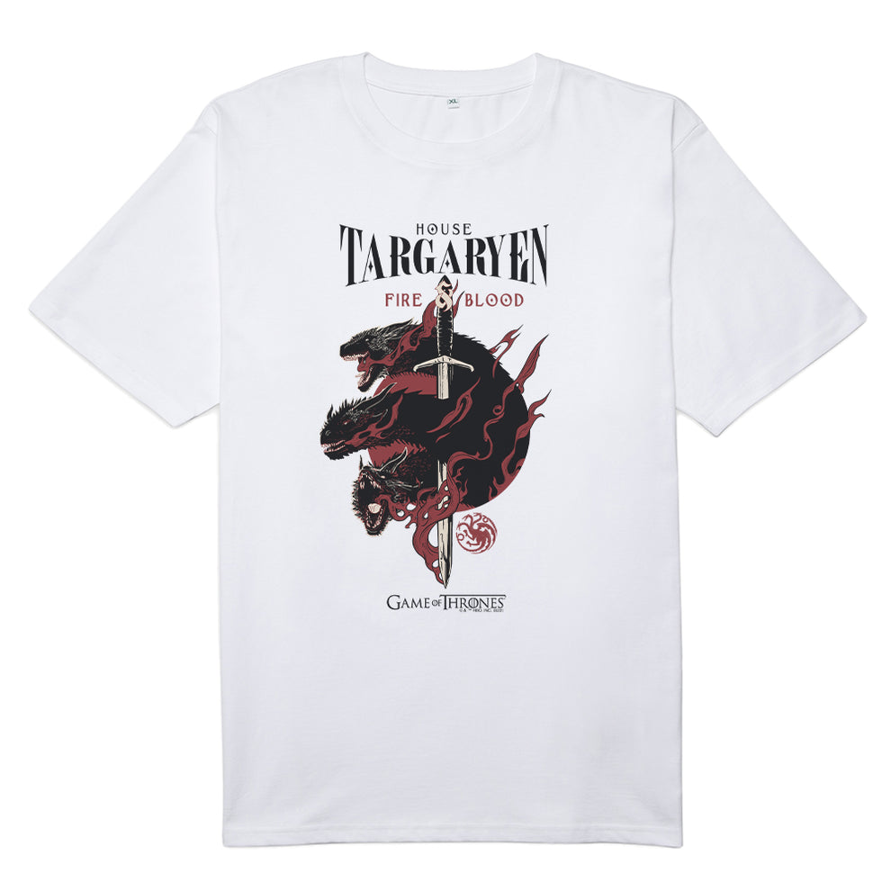 Game of Thrones House Targaryen Adult Short Sleeve T-Shirt