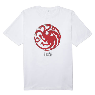 Game of Thrones House Targaryen Sigil Adult Short Sleeve T-Shirt