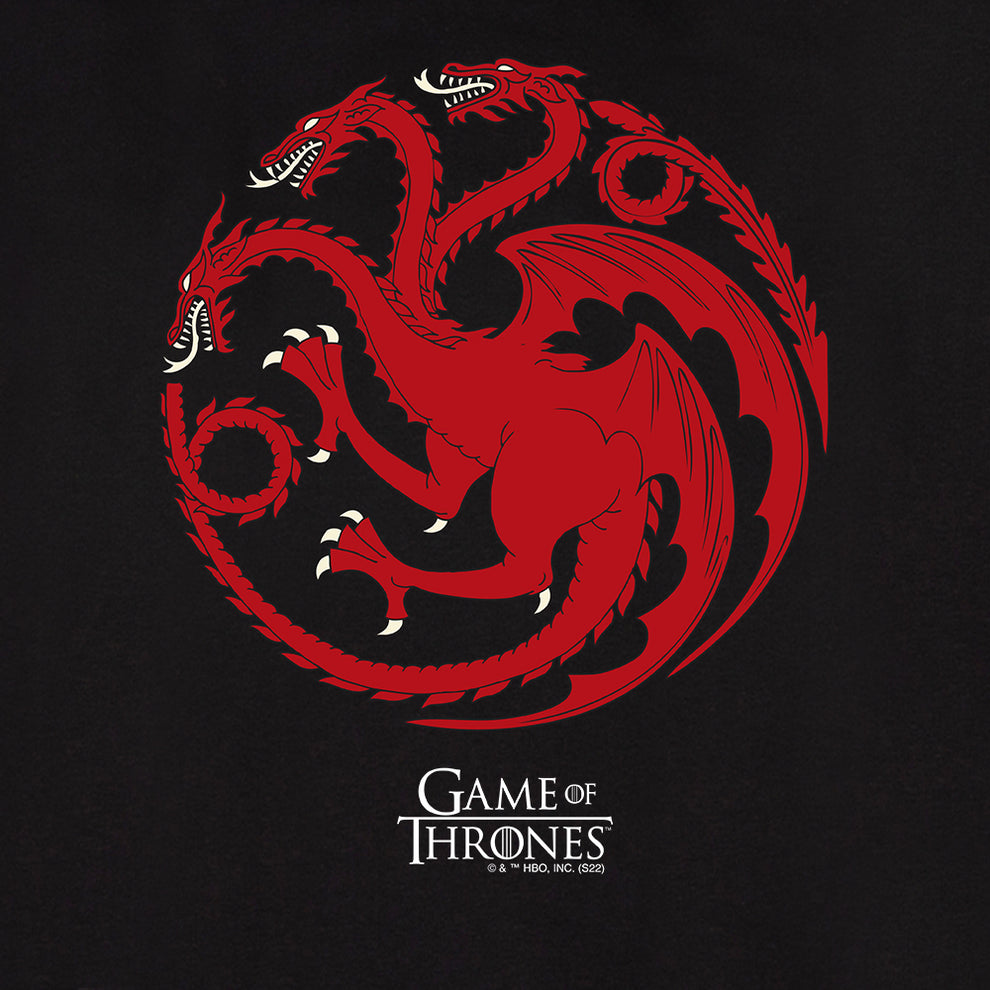 Game of Thrones House Targaryen Sigil Hooded Sweatshirt
