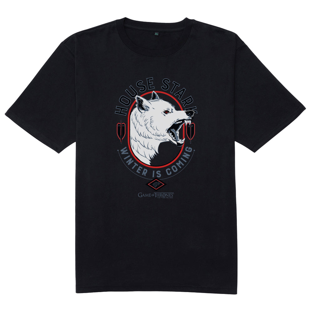 Game of Thrones House Stark Winter Is Coming Adult Short Sleeve T-Shirt