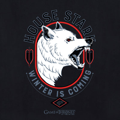 Game of Thrones House Stark Winter Is Coming Adult Short Sleeve T-Shirt
