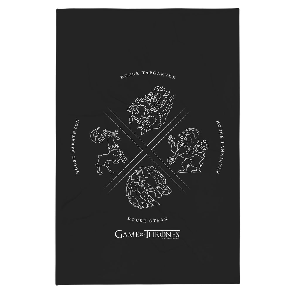 Game of Thrones House Symbol Fleece Blanket