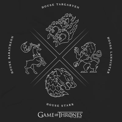 Game of Thrones House Symbol Fleece Blanket