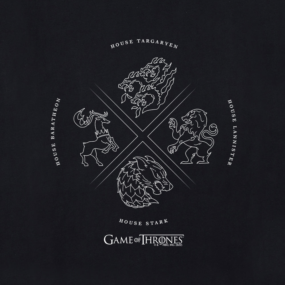 Game of Thrones House Symbol Adult Short Sleeve T-Shirt