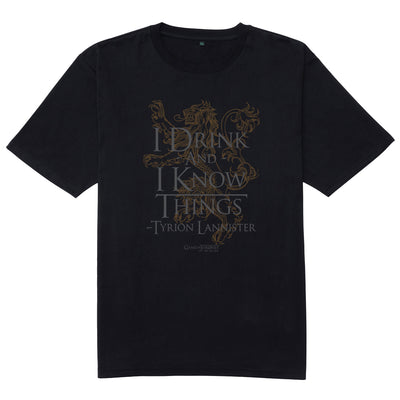 Game of Thrones I Drink and I Know Things Adult Short Sleeve T-Shirt