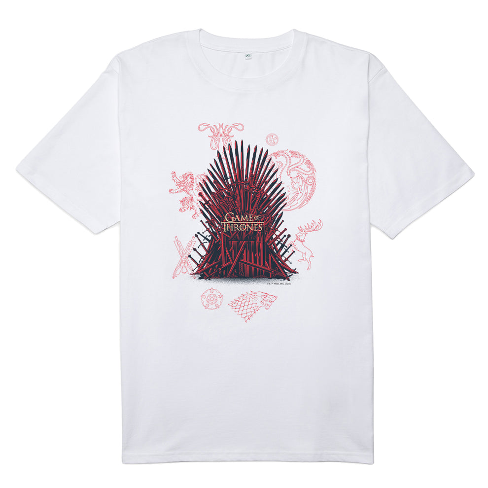 Game of Thrones Iron Throne Adult Short Sleeve Shirt