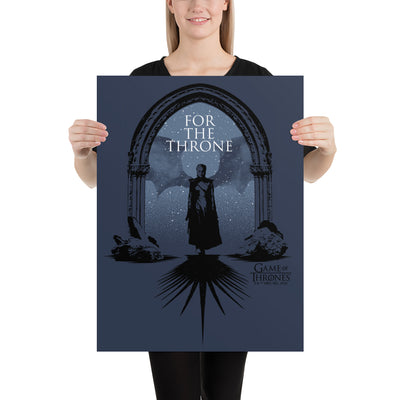 Game Of Thrones For The Throne Poster
