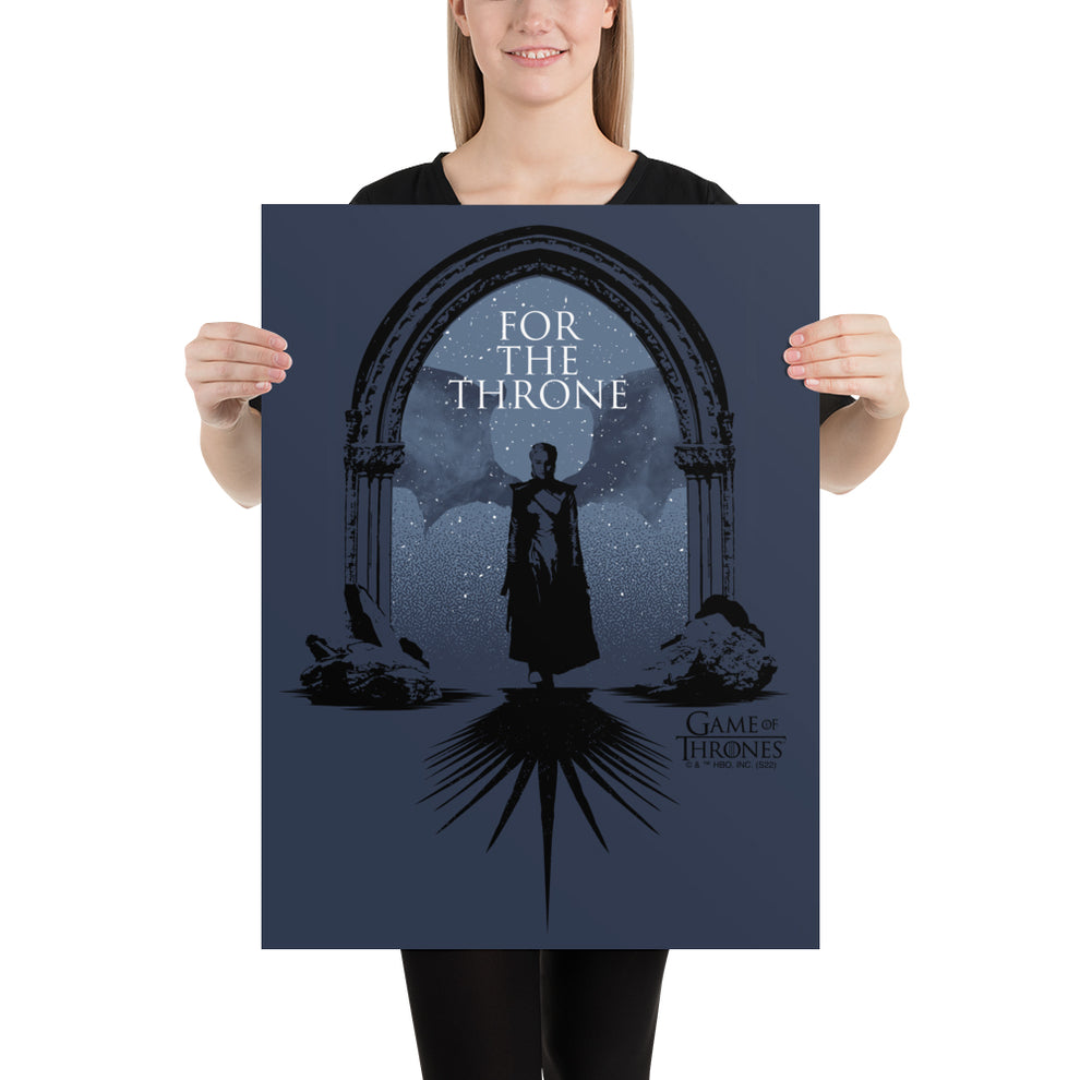 Game Of Thrones For The Throne Poster