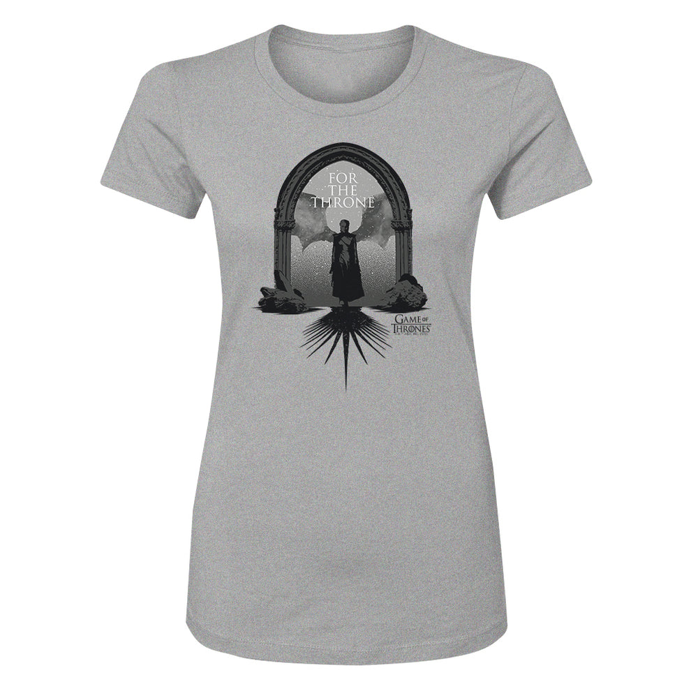 Game Of Thrones For The Throne Women's Adult T-Shirt