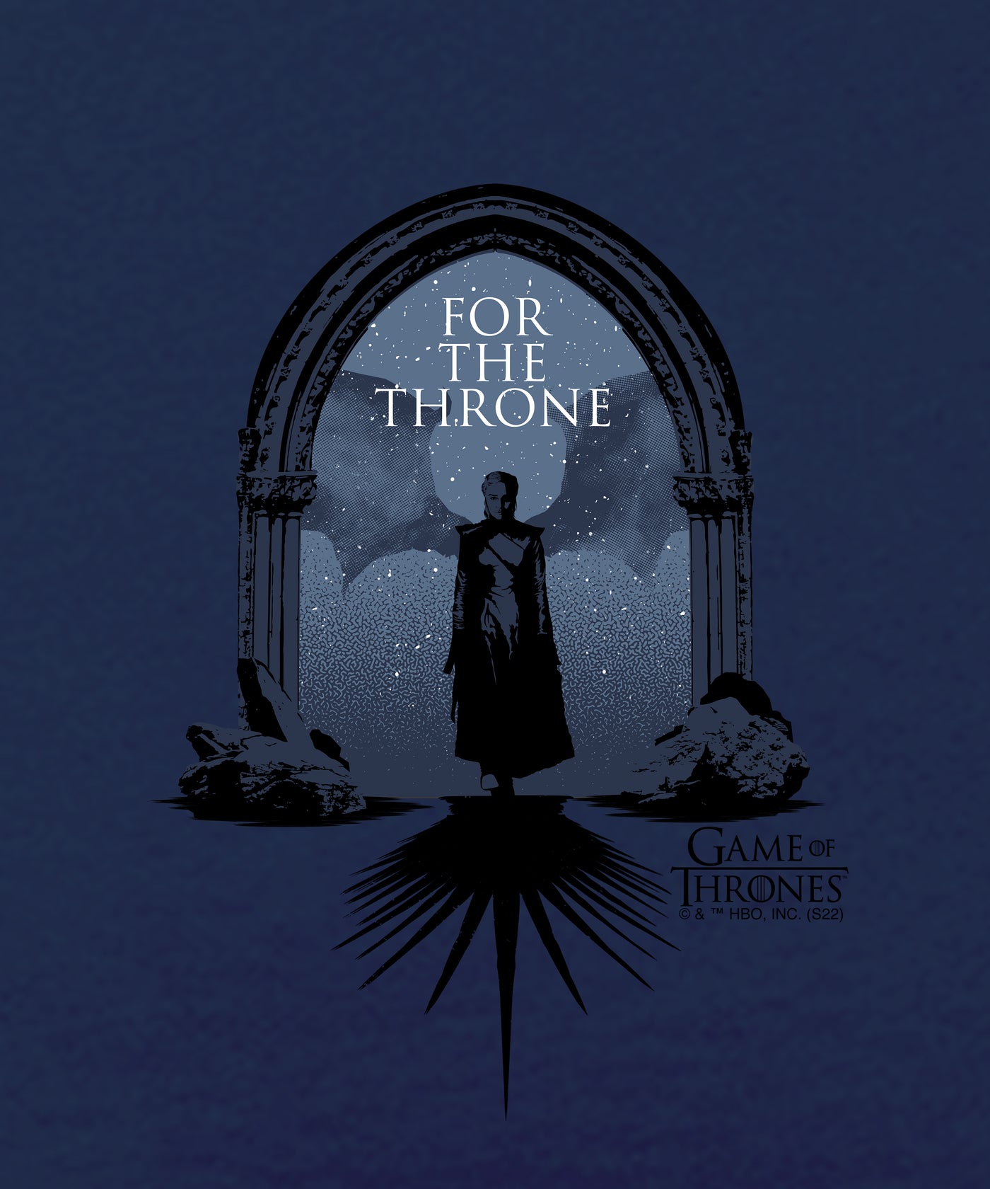 Game Of Thrones For The Throne Women's Adult T-Shirt