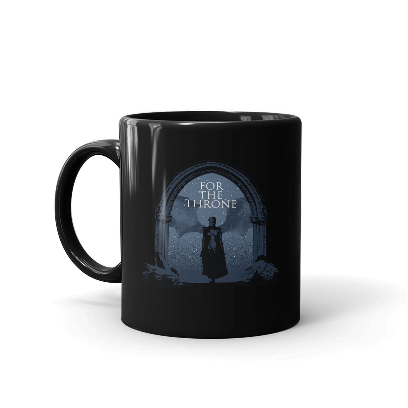 Game of Thrones For the Throne Black Mug