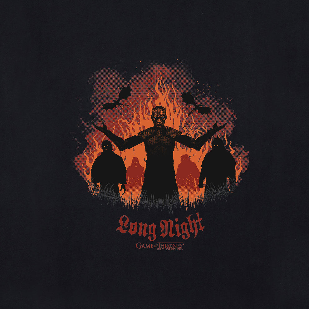 Game Of Thrones The Long Night Adult Short Sleeve T-Shirt