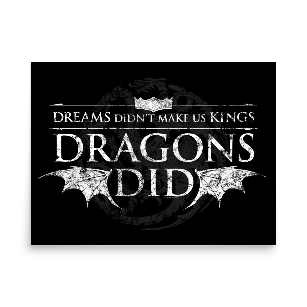 Game of Thrones Dreams  Premium Poster