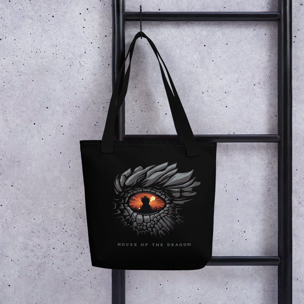 Game of Thrones Dragon Eye  Premium Tote Bag