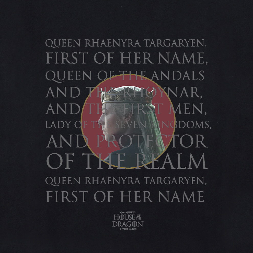 House of the Dragon Episode 10 Queen Rhaenyra Men's Short Sleeve T-Shirt
