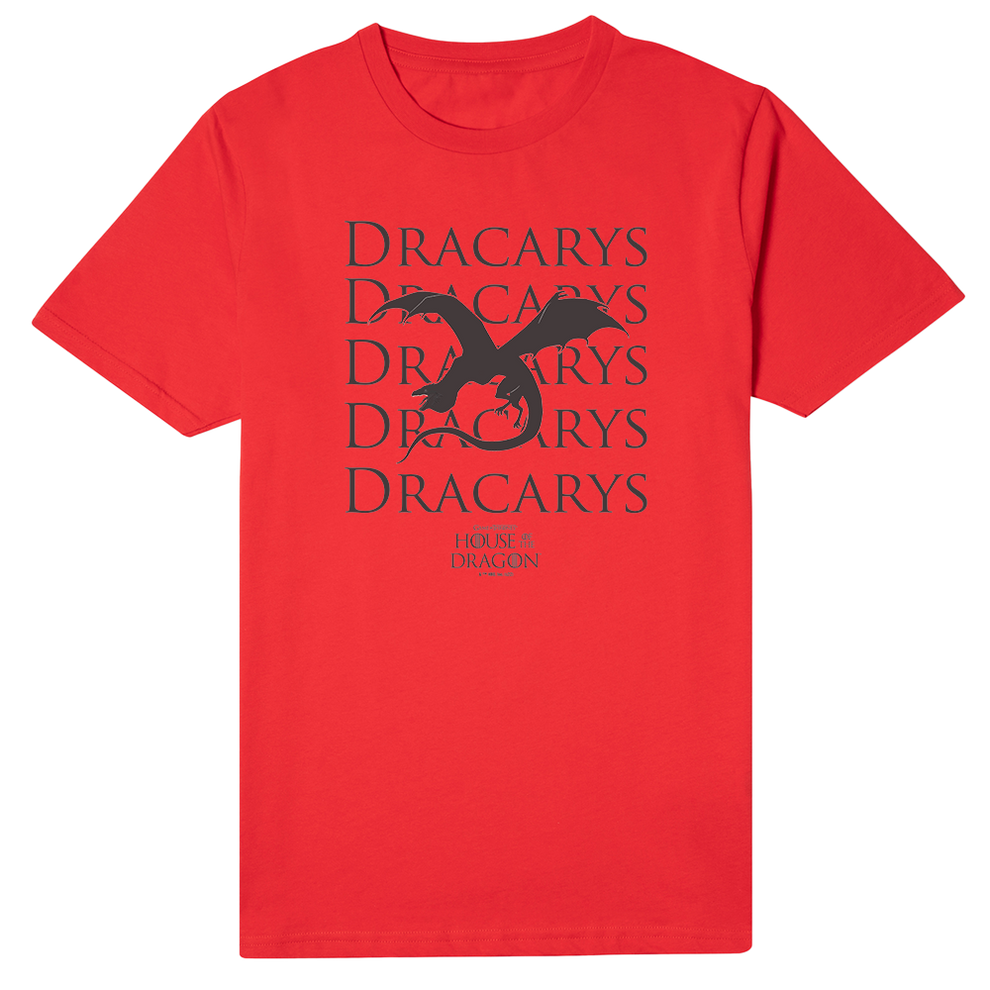 House of the Dragon Dracarys Adult Short Sleeve T-Shirt