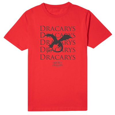 House of the Dragon Dracarys Adult Short Sleeve T-Shirt