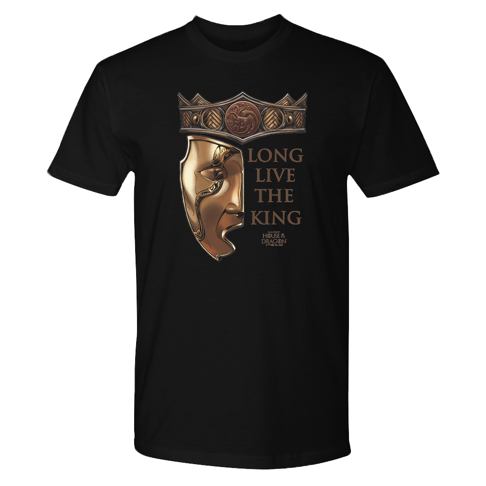 House of the Dragon King's Mask Adult Short Sleeve T-Shirt