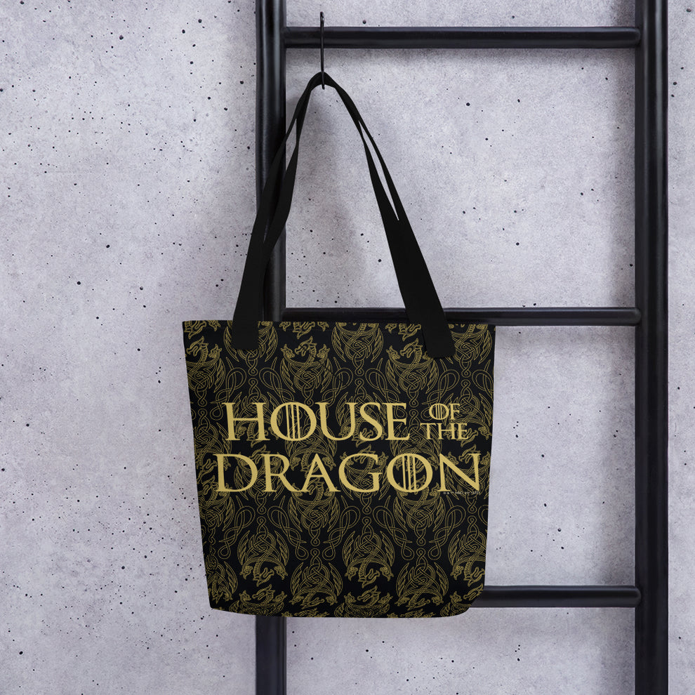 Game of Thrones Dragon Pattern Premium Tote Bag