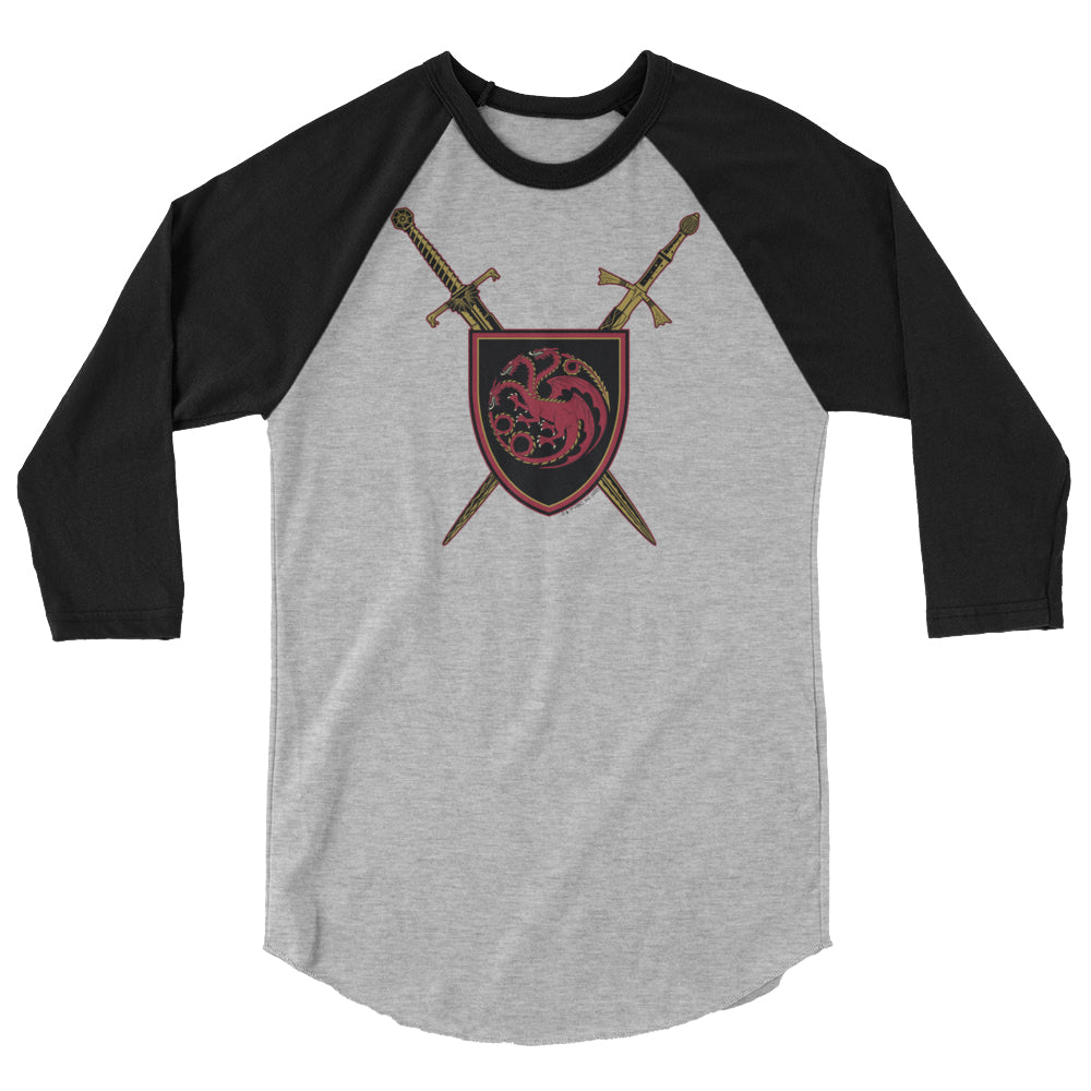 Game of Thrones Swords  Unisex 3/4 Sleeve Raglan Shirt