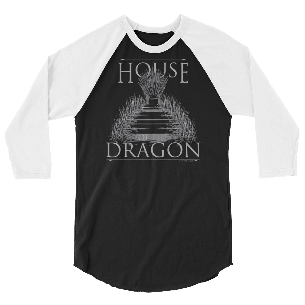 Game of Thrones Throne Unisex 3/4 Sleeve Raglan Shirt