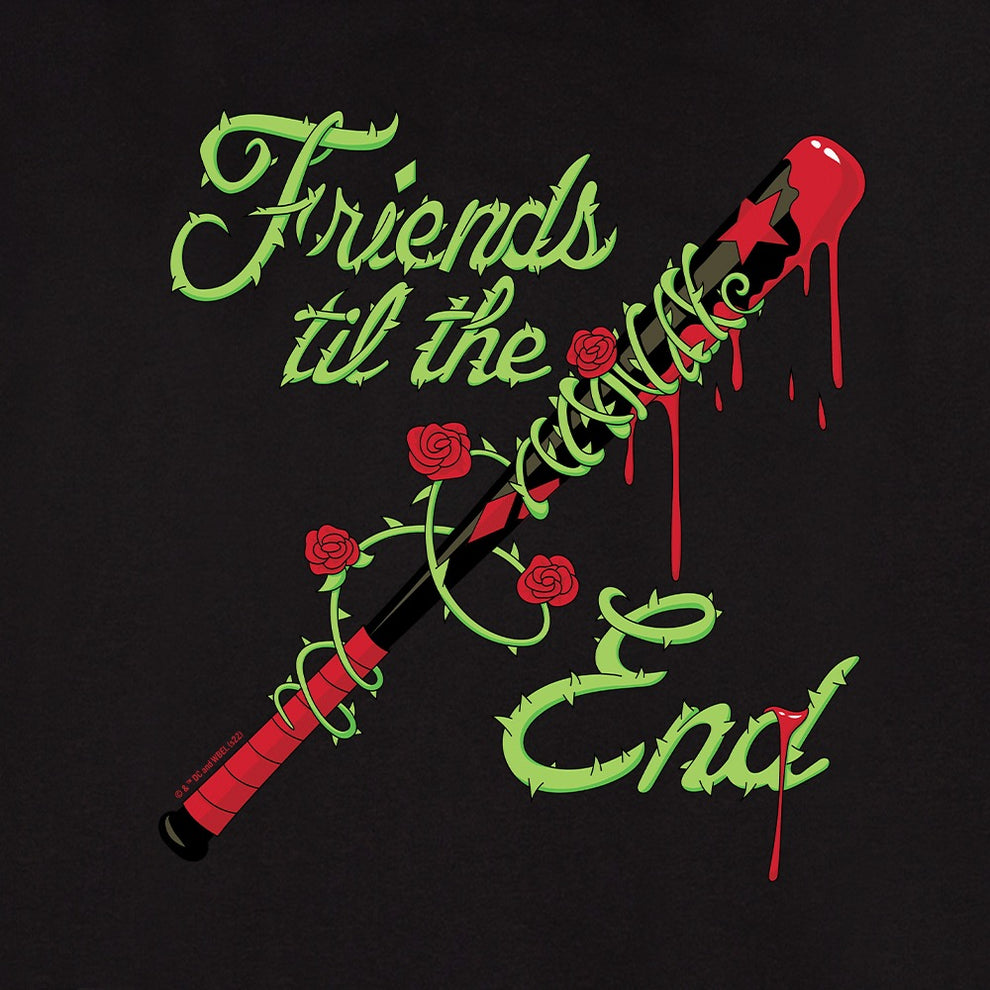 Harley Quinn Friends Till The End Unisex Hooded Sweatshirt