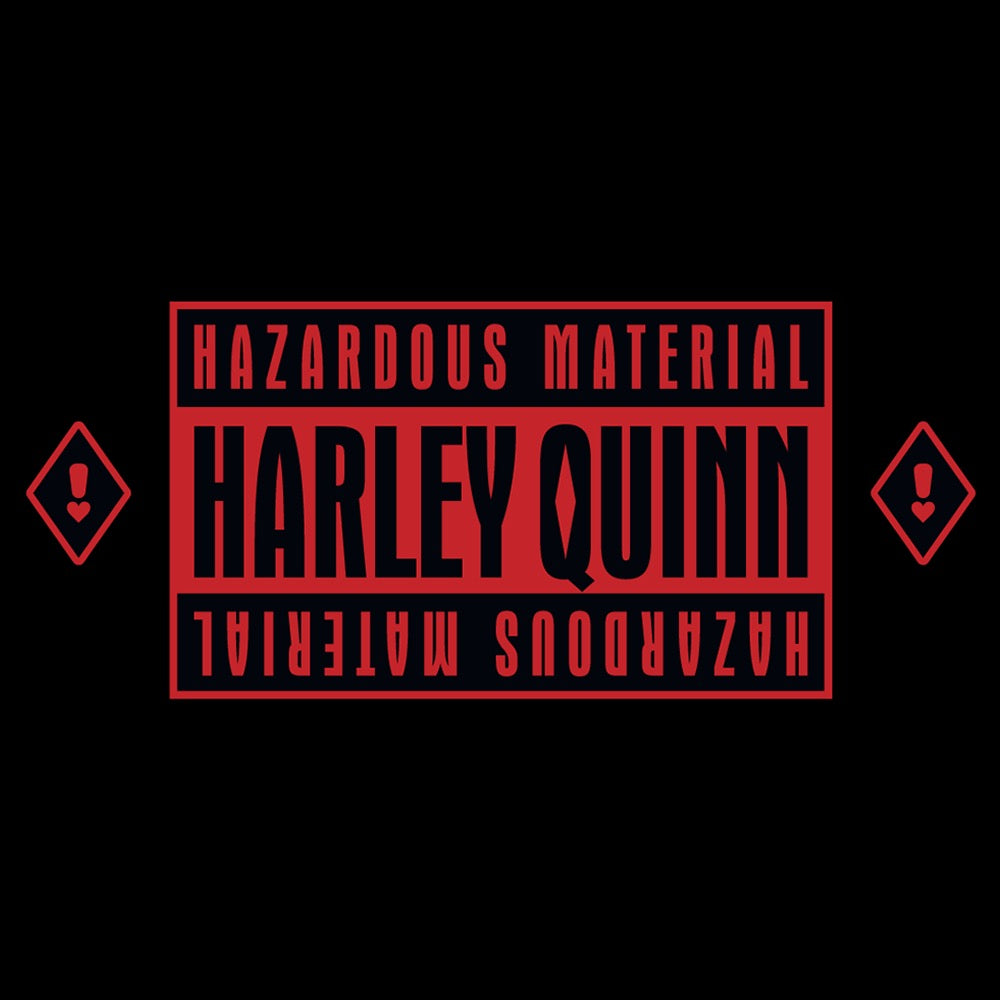 Harley Quinn Hazardous Material Black Mug