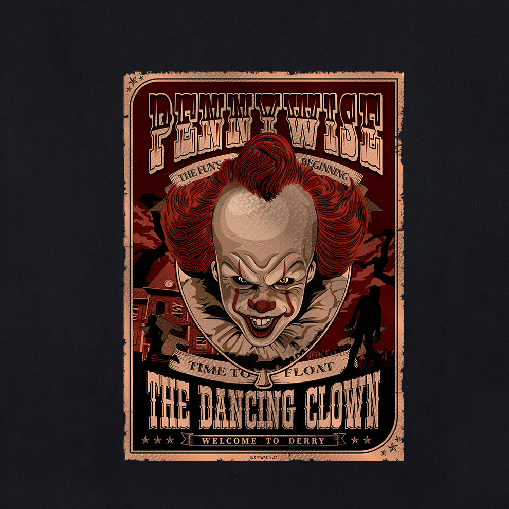 IT Dancing Clown Men's Short Sleeve T-Shirt