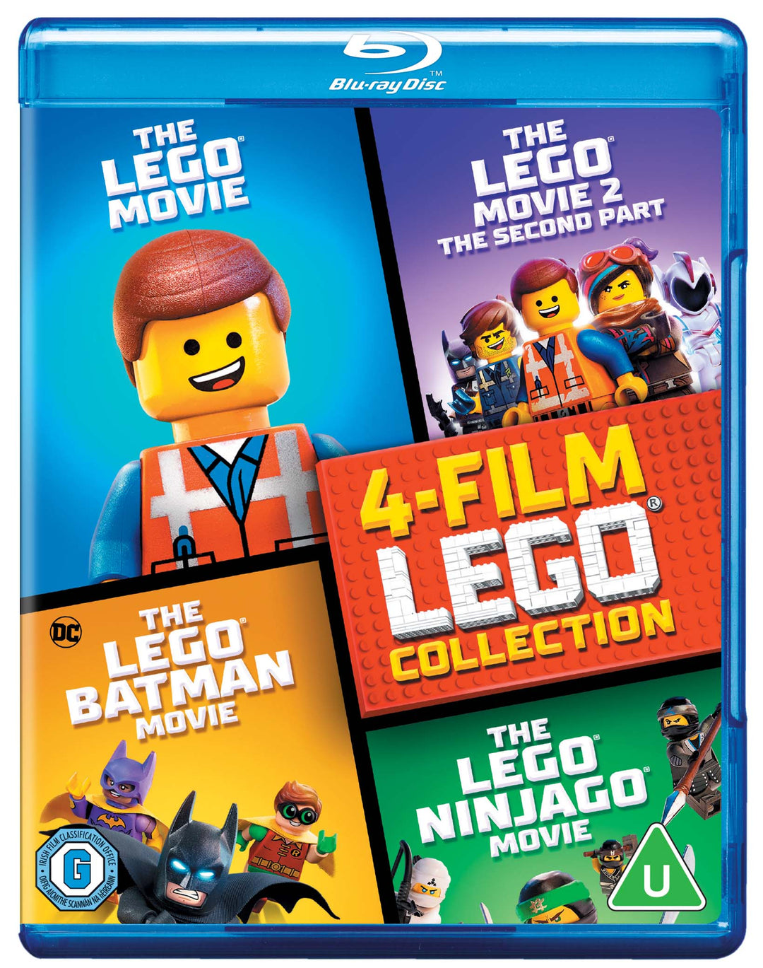 LEGO 4 Film Collection Blu Ray 2014 Warner Bros. Shop UK