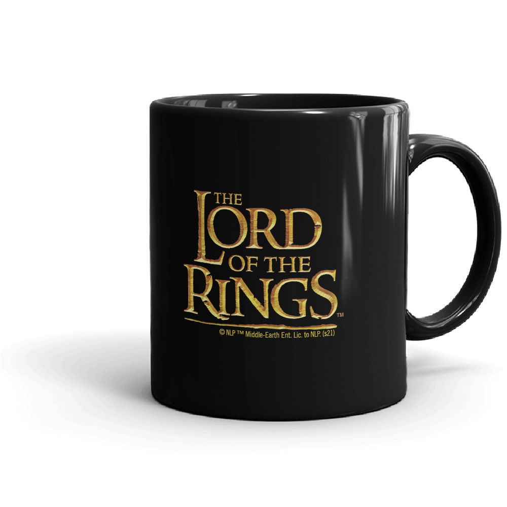 Lord of the Rings Map Of Middle Earth Black Mug